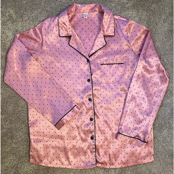 VINTAGE Pink by Victorias Secret Satin PJ Set, size Small - Picture 1 of 3